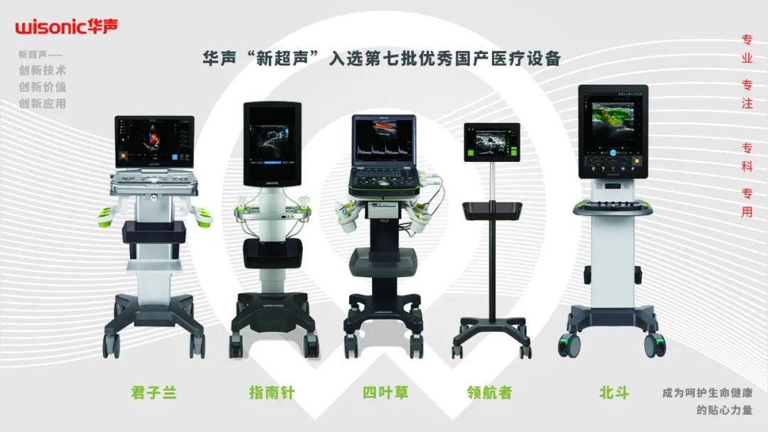 華聲5款新超聲入選第七批優(yōu)秀國(guó)產(chǎn)醫(yī)療設(shè)備